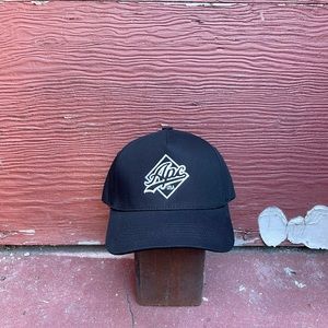A.P.C. USA Black Logo Dad Hat
